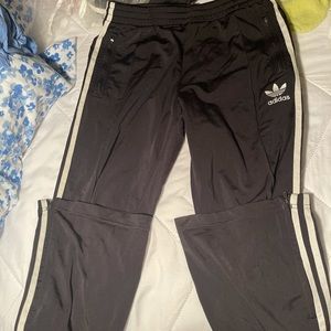 MENS B/W Adidas Track Pants